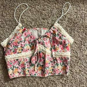 small floral summer top